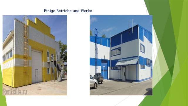  Einige Betriebe und Werke 