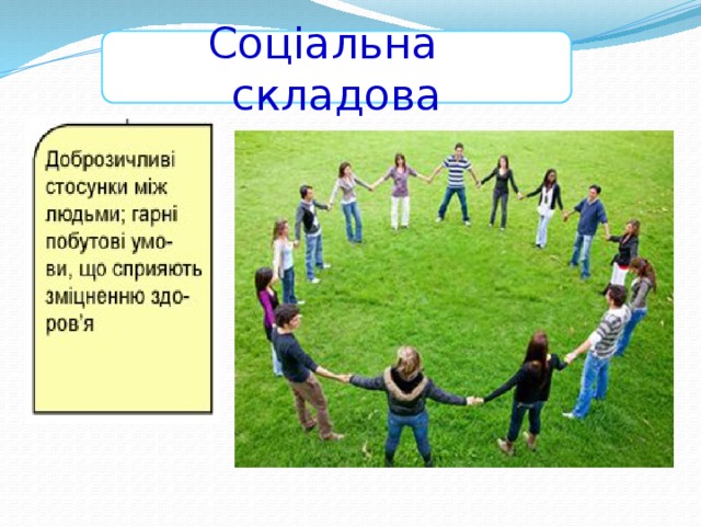 Соціальна складова 
