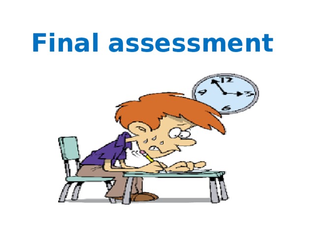 Final assessment 