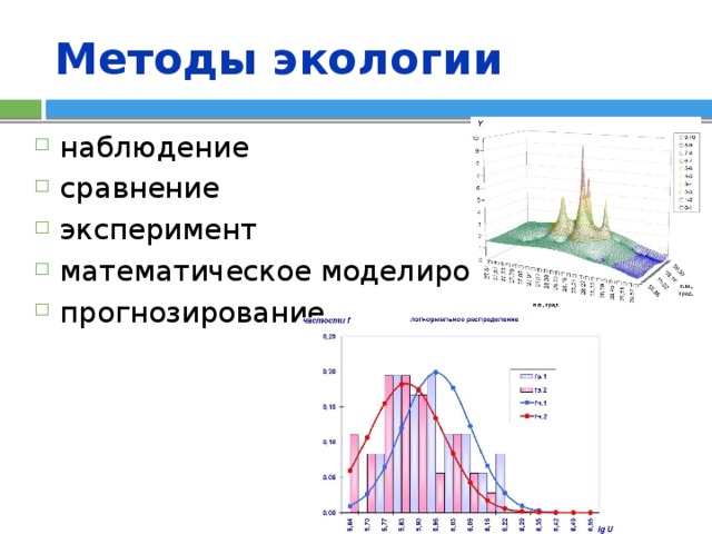 Методы экологии наблюдение сравнение эксперимент математическое моделирование прогнозирование 