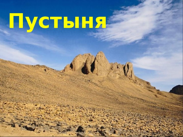 Пустыня   