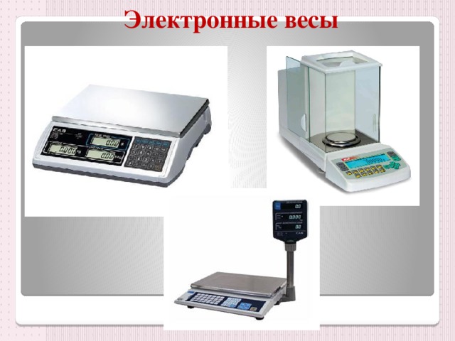 Электронные весы 