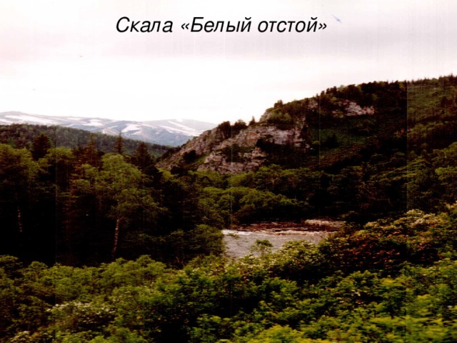    Скала «Белый отстой»  