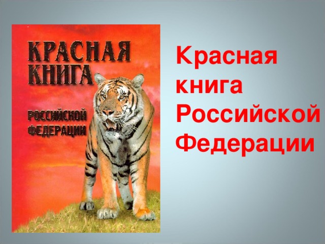 Красная книга Российской Федерации 