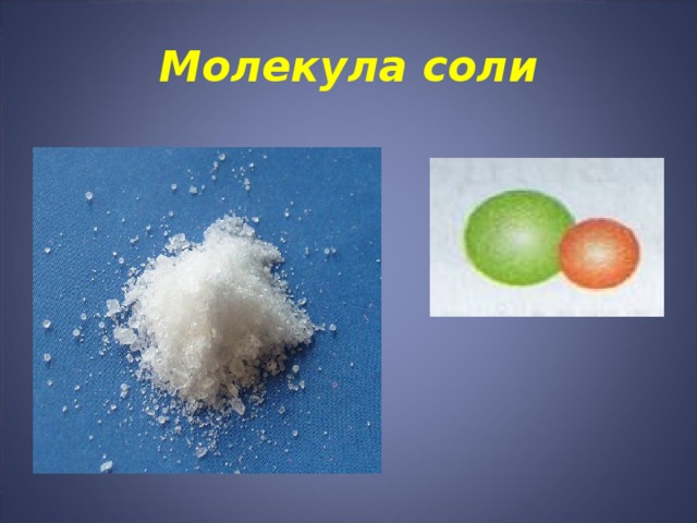 Молекула соли 