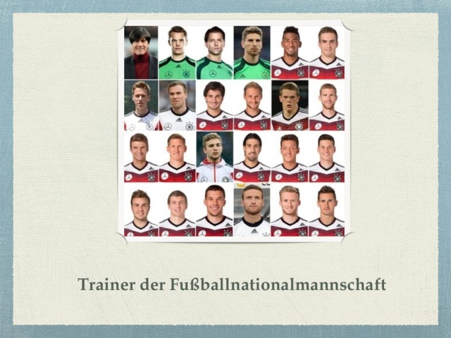 Trainer der Fußballnationalmannschaft 