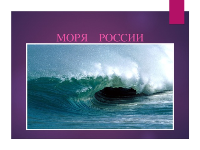 МОРЯ РОССИИ 