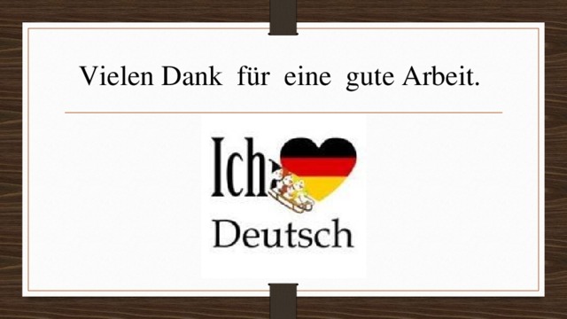 Vielen Dank für eine gute Arbeit. 