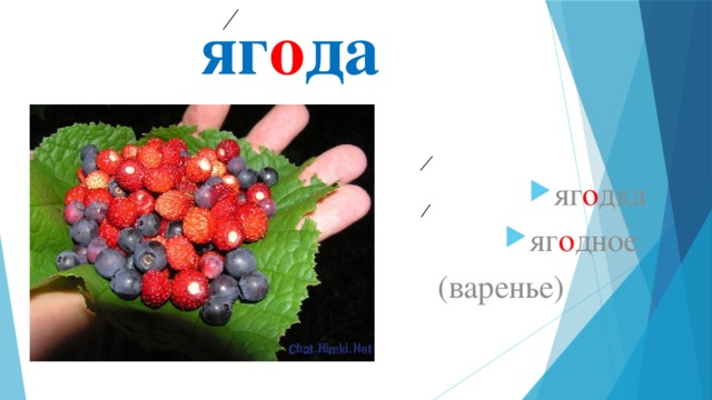 яг о да яг о дка яг о дное  (варенье) 