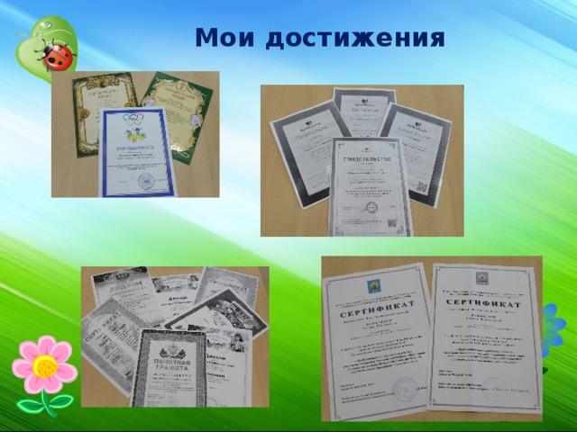Мои достижения 