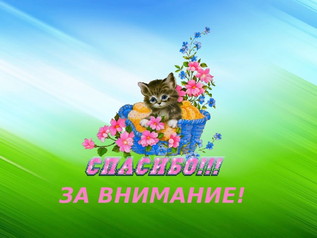 ЗА ВНИМАНИЕ! 