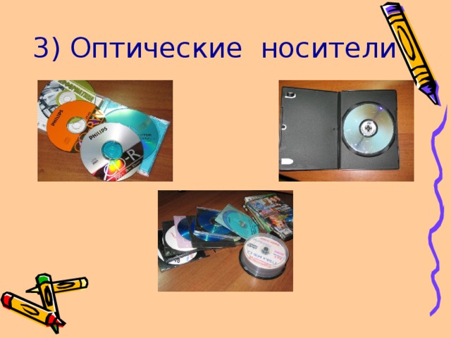 3) Оптические носители 