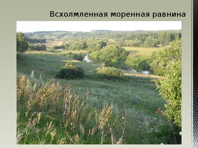 Всхолмленная моренная равнина 