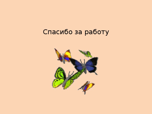 Спасибо за работу 