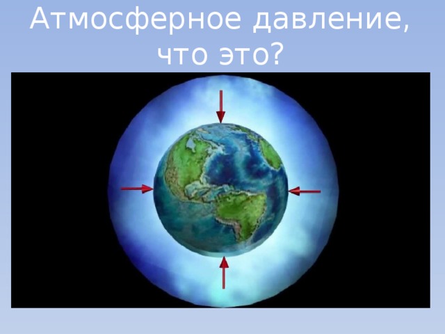 Атмосферное давление, что это? 