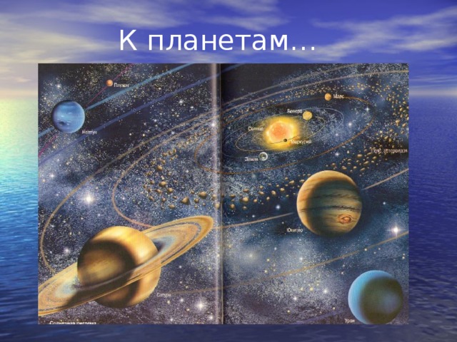 К планетам… Первое использование боевых зажигательных ракет в Европе относится к 142 году при осаде города Саанце. В России применение пороха и пороховых ракет началось с XV века, но только с середины XIX века начались теоретические использования по проектированию и использованию боевых ракет. Одним из выдающихся специалистов в ракетном деле тех времен был русский революционер Н.И.Кибальчич, который в1881 г., находясь в заключении в Петропавловской крепости, накануне казни предложил «Проект воздухоплавательного прибора» движущегося с помощью порохового ракетного двигателя. Но основные работы по развитию ракетной техники и воздухоплавания в целом начались в начале XX века.  