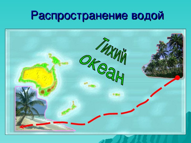 Распространение водой 