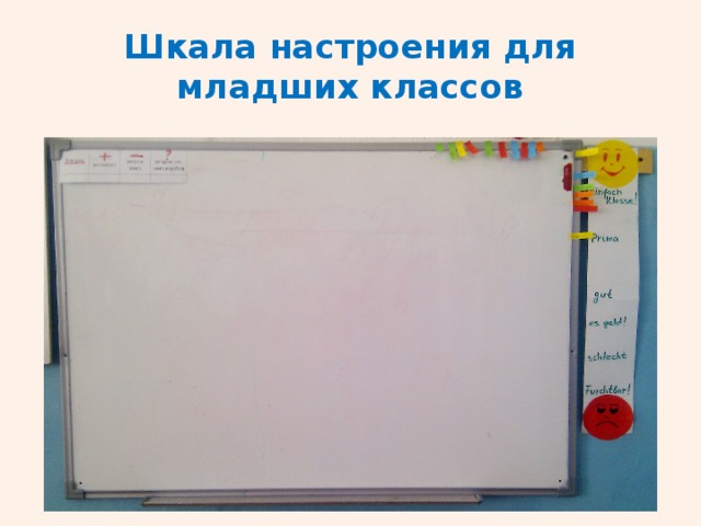 Шкала настроения для младших классов 