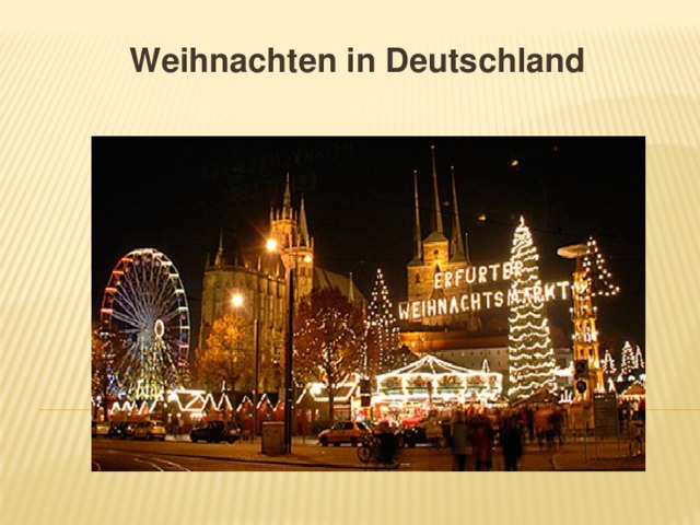 Weihnachten in Deutschland 