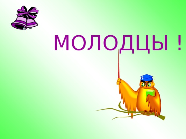 МОЛОДЦЫ ! 