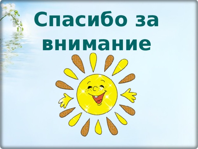   Спасибо за внимание   