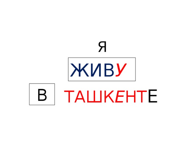 Я  ЖИВ У    В  ТАШК Е НТ Е  