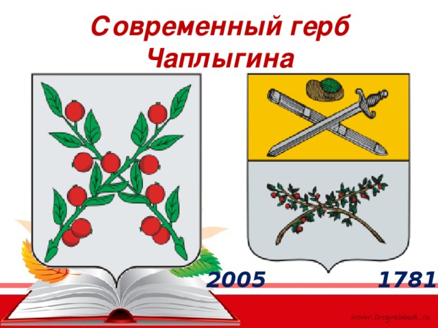 Современный герб Чаплыгина 1781 2005 