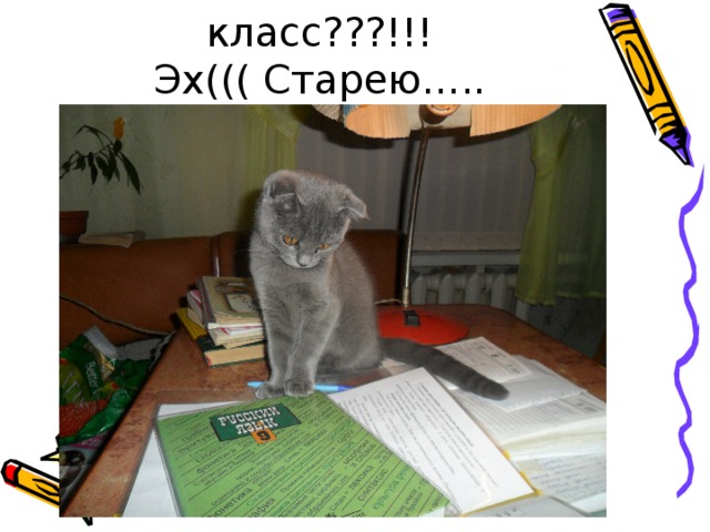 Как!!?? Уже 9 класс???!!!  Эх((( Старею….. 