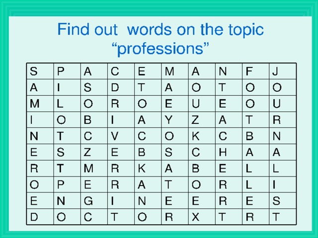  Find out words           Work in the groups. Make a dialoque     