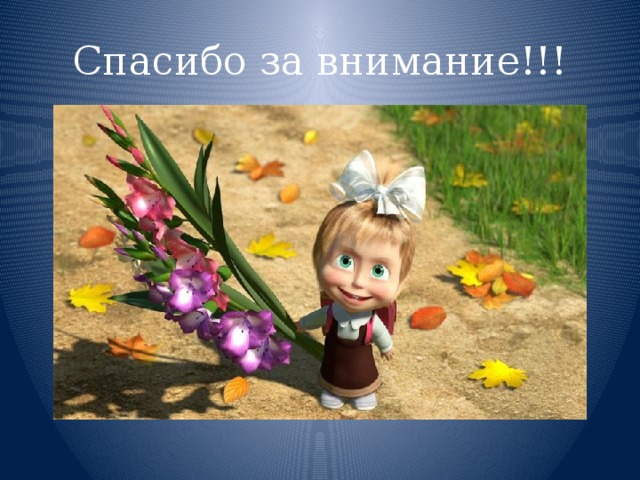 Спасибо за внимание!!! 