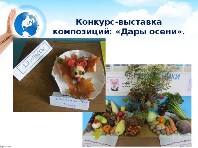 Конкурс-выставка композиций: «Дары осени». 