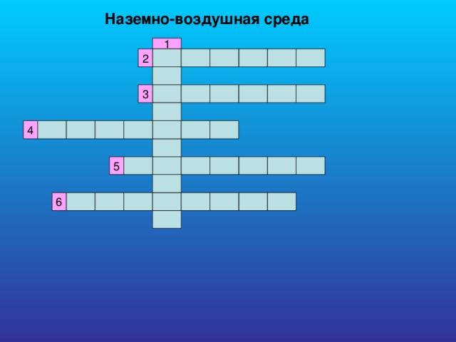 Наземно-воздушная среда 