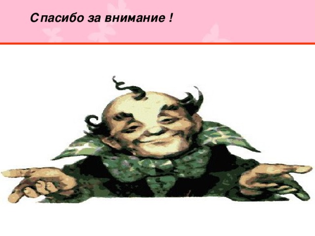 Спасибо за внимание ! 