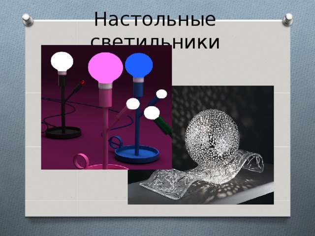Настольные светильники 