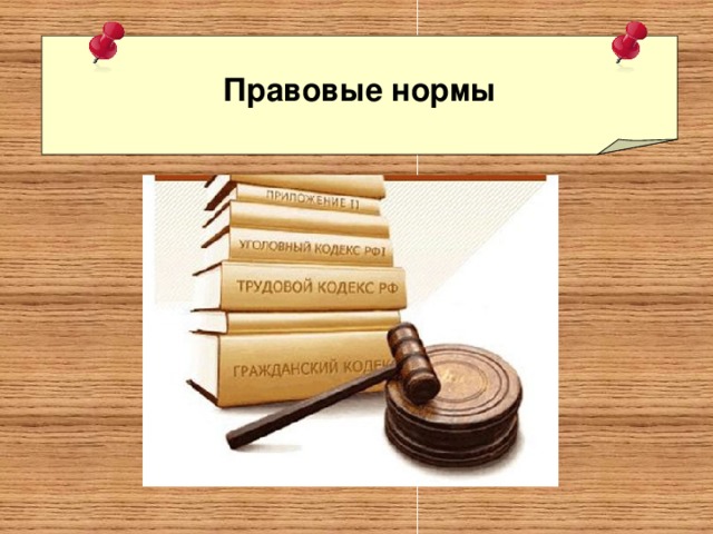 Правовые нормы 
