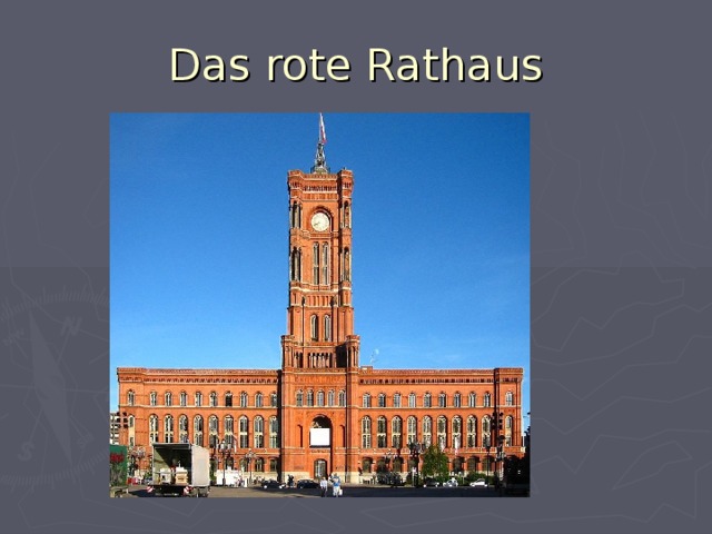 Das rote Rathaus