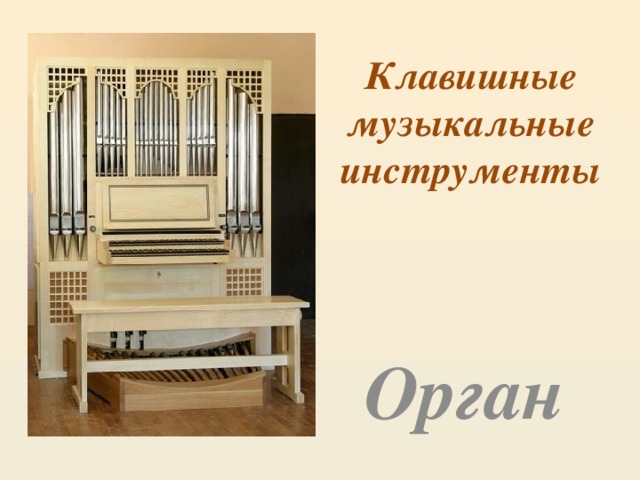 Клавишные музыкальные инструменты Орган 