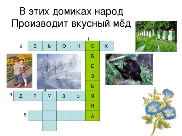 В этих домиках народ  Производит вкусный мёд 