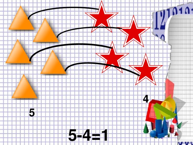 4 5 5-4=1 