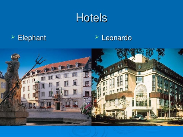 Hotels Elephant Leonardo 