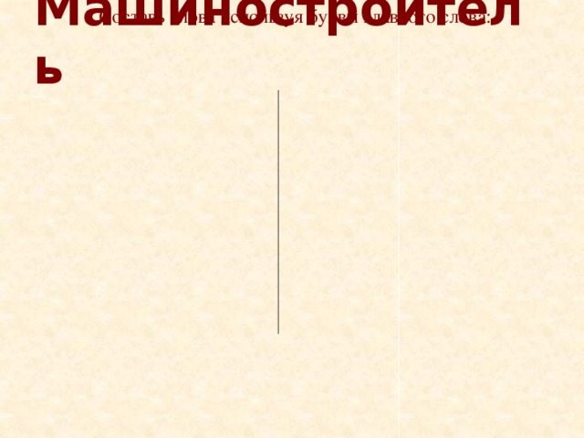Машиностроитель   Составь слова используя буквы главного слова: 