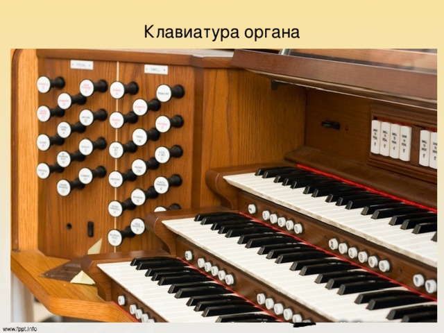 Клавиатура органа 