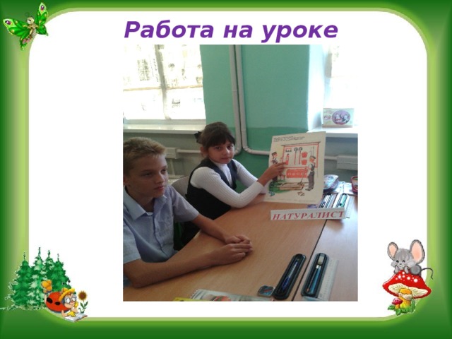 Работа на уроке в группах 