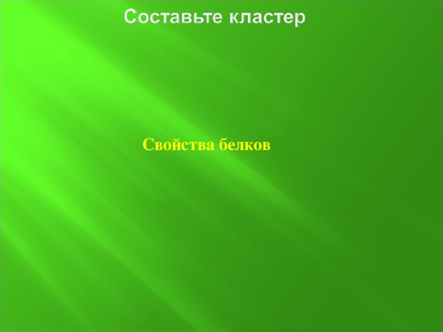 Свойства белков