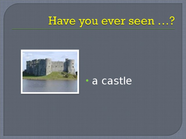 a castle 