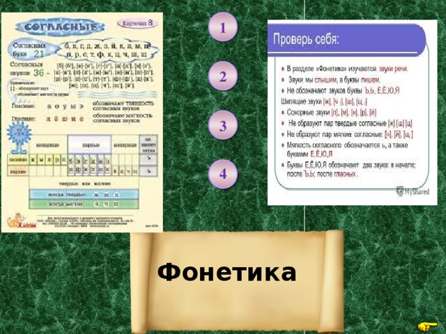 1 2 3 4 Фонетика 
