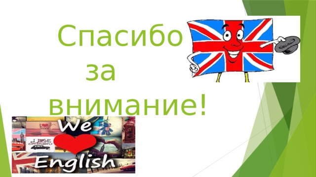  Спасибо  за  внимание! 