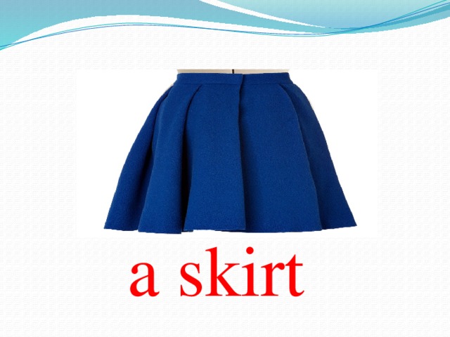 a skirt 