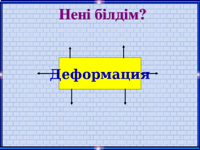 Деформация 