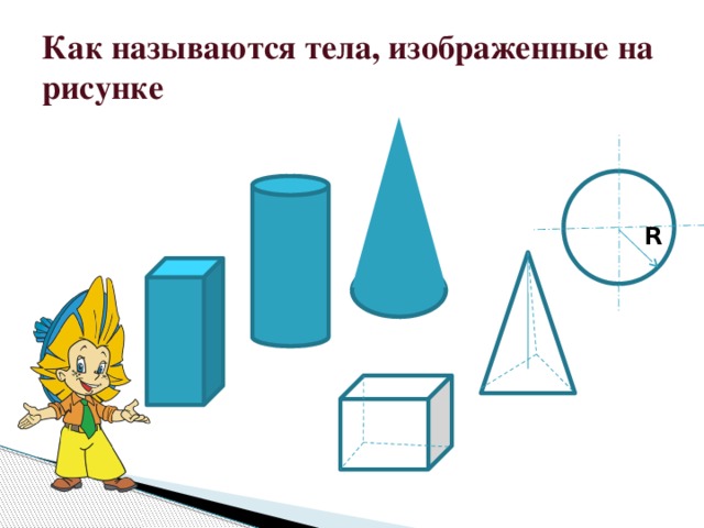 Как называются тела, изображенные на рисунке R